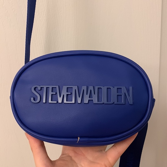 Steve Madden Royal Blue Leather Belt Bag - Picture 3 of 17